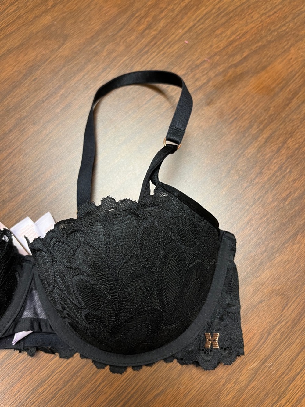 SAVAGE NOT SORRY LIGHTLY LINED LACE BALCONETTE BRA, size 38 C, new - Picture 3 of 15